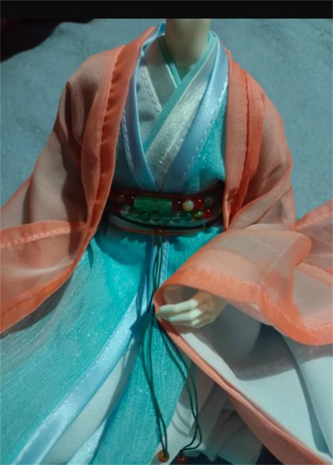 

Hanfu Dress1/6 Мужской костюм Hanfu, древний наряд, длинное пальто, халат, модель одежды для 12-дюймовой экшн-фигурки, аниме-игрушки