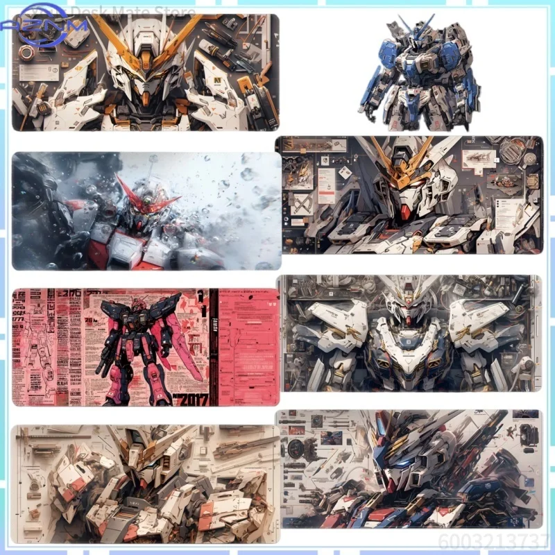 BANDAI Gundam Mouse Pad Navy Zaku Large Size Gaming Keyboard Desktop Mouse Pad Gaming Gaming Desk Mat Cool Boys Gift
