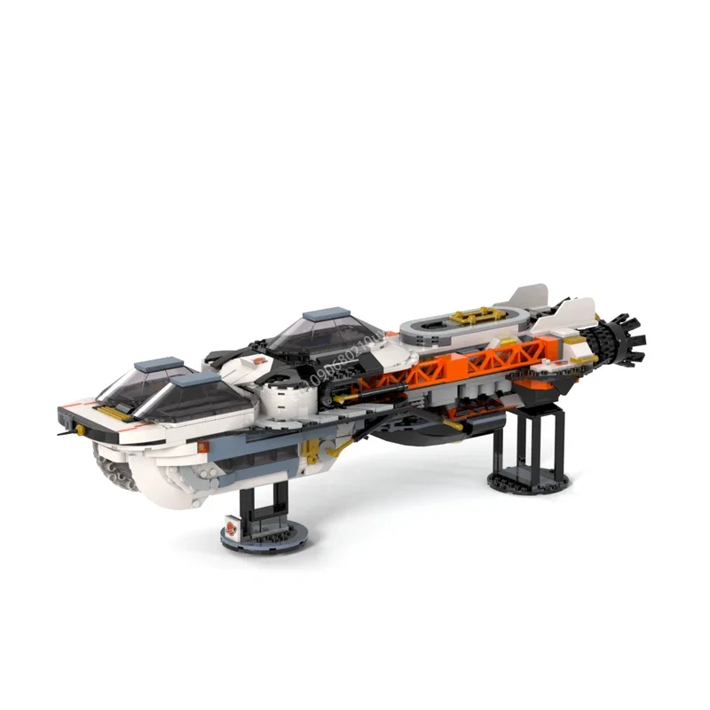 

1091 шт., космическая серия Moc 60434, альтернативная модель космического корабля, строительные блоки, оригинальность, сборка, кирпичи, игрушки на день рождения, подарки