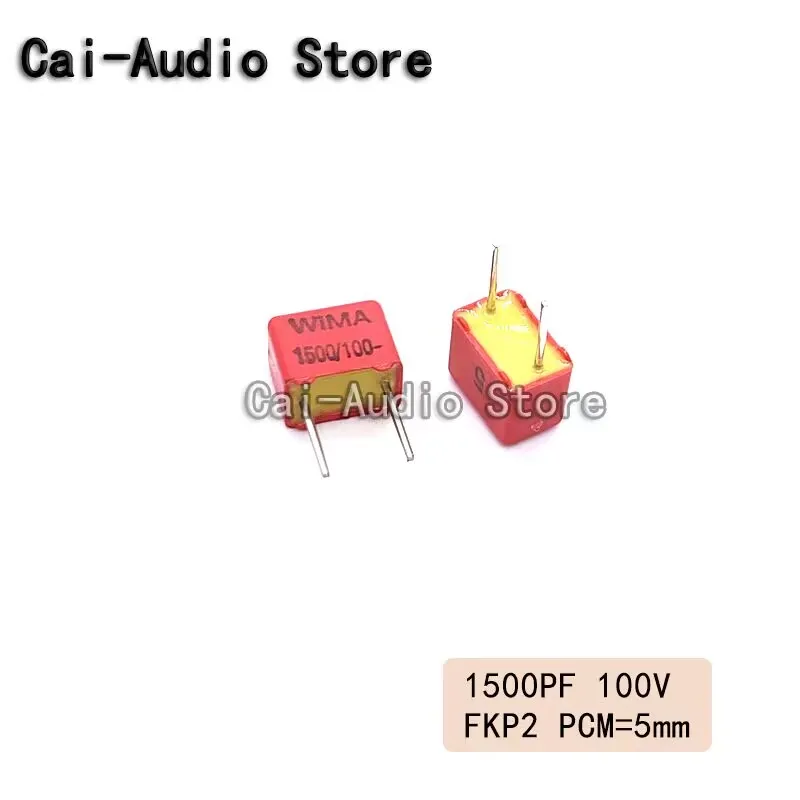 5PCS/10PCS/20PCS/Lot Brand NEW Germany WIMA FKP2 100V 1500PF 100V 152 1.5nf Film Capacitor 100v1500pf 100v152 Pitch 5mm 5%