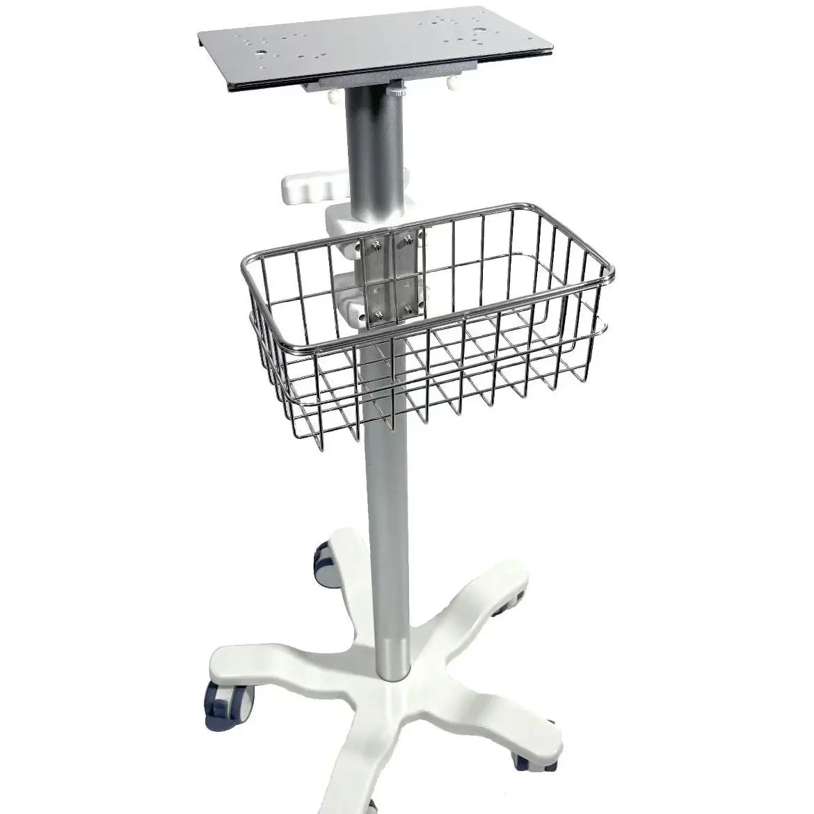 New Patient Monitor Use Aluminium Alloy Universal Mobile Stand Table Trolley Cart