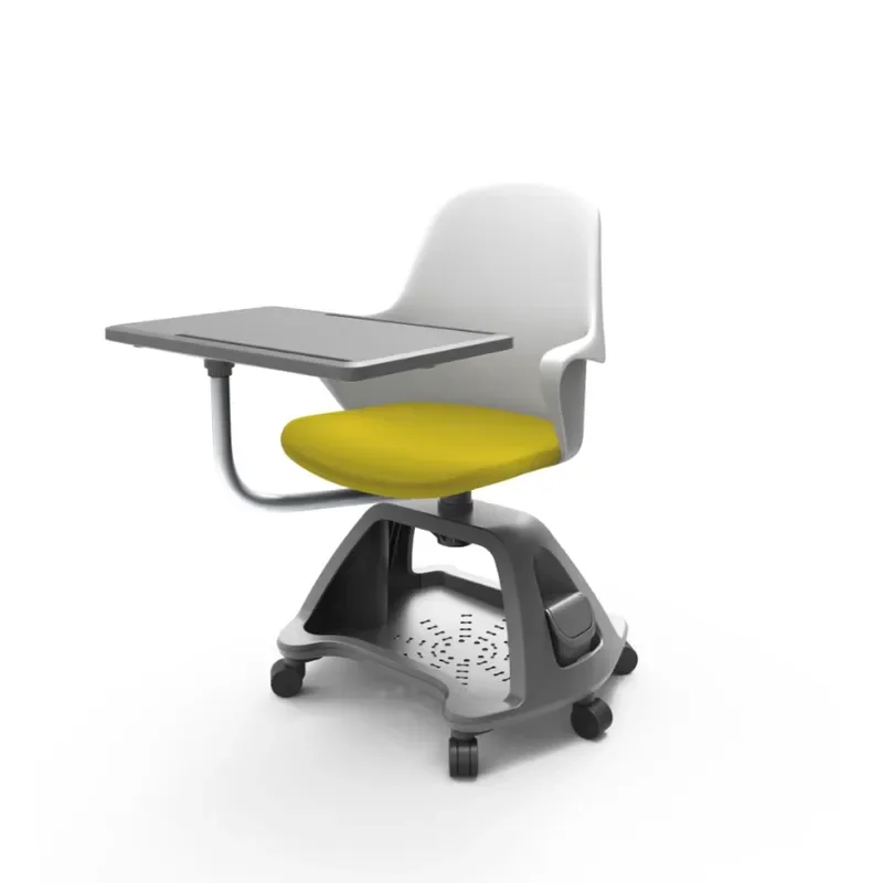 Popular University Chair and Desk With Wheels School Student Chair and Desk With Custom