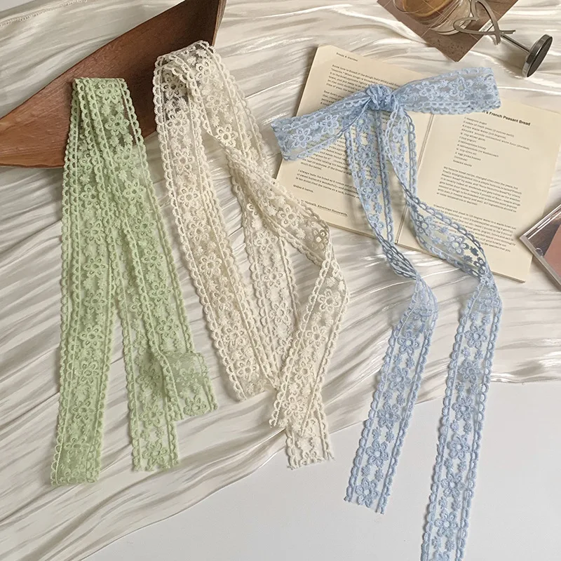 

Lace Scarves: Elegant Hair Accessories, Bow-Tied Gift Wrapping, Silk Scarves and Headbands, Trendy Hair Accessories for Women