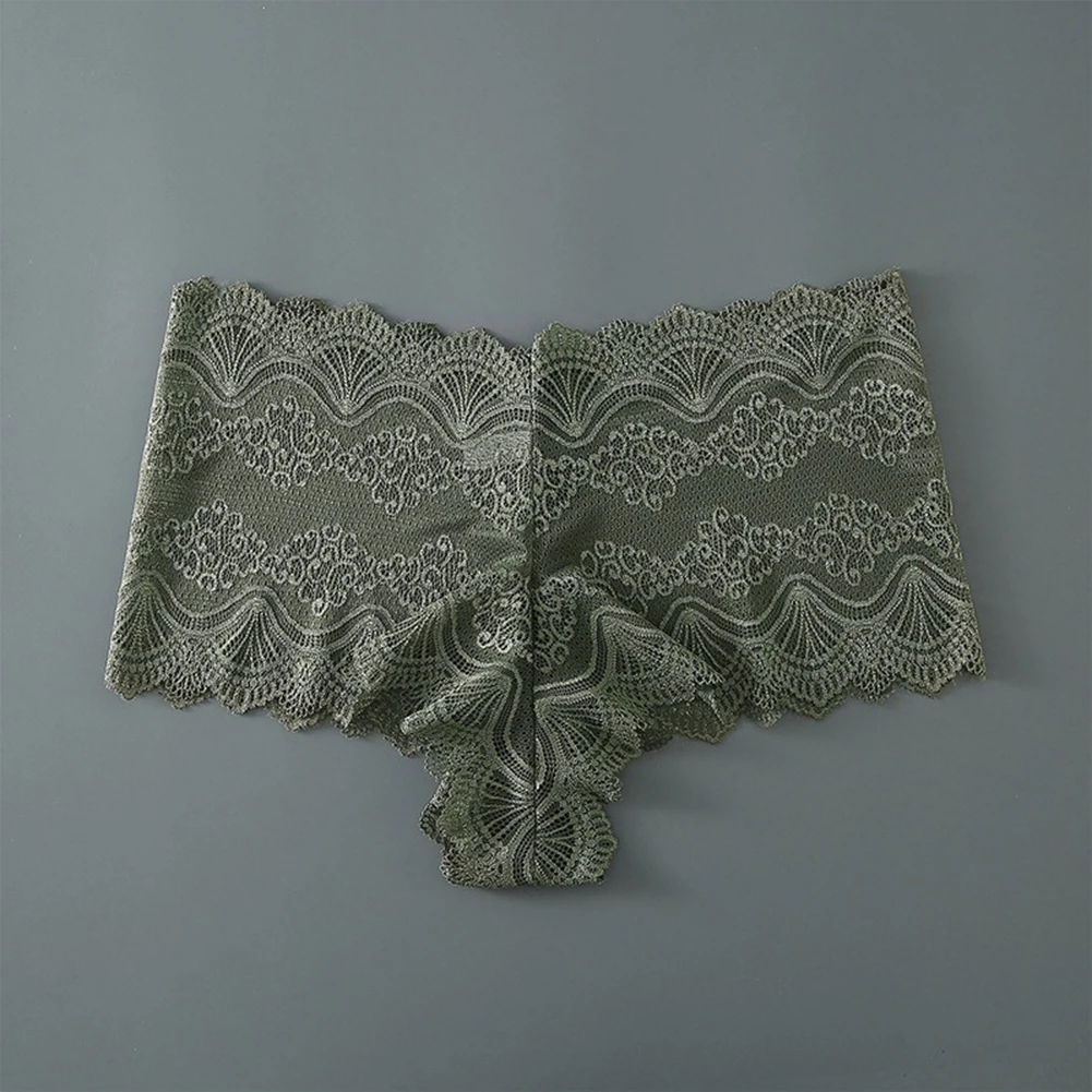 For Home For Hotel Lace Underwear Seamless HighWaist Intimates Homewear Sleepwear All Seasons High Waist Home Use image 3