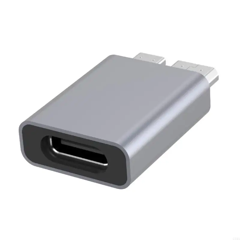 Алюминиевый USB-адаптер Type-C к Micro-B (F/для M) Быстрый адаптер Micro-B к Type C, конвертер, мини-жесткий диск, кабель HDD