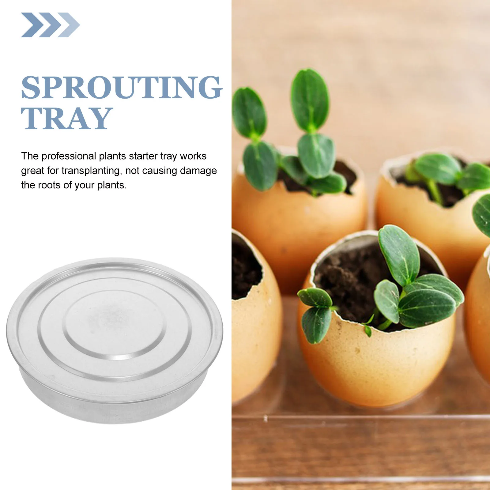 

1Set Stylish Germinating Tray Perfect for Transplanting Flowers Fruits Vegetables Gardening Accessories Plant Grow Tray
