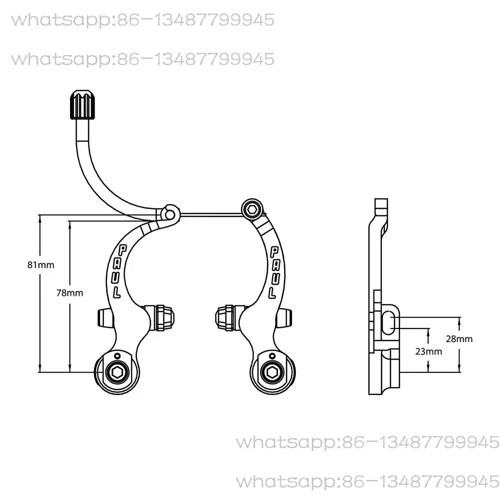 COMPONENT Engineering Moto Ultralight Aluminum Alloy Brake V-Brake