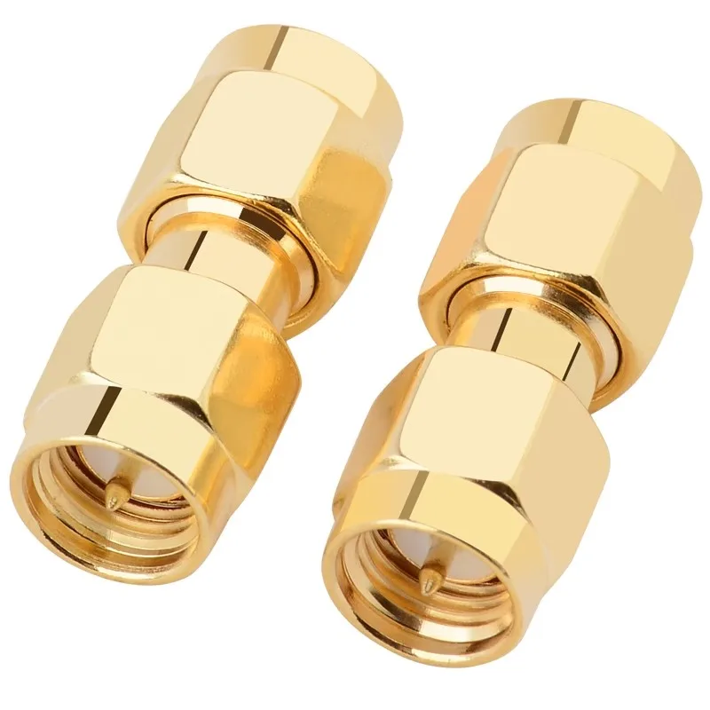 5/20/100PCS SMA male to SMA male plug in series RF coaxial adapter connector