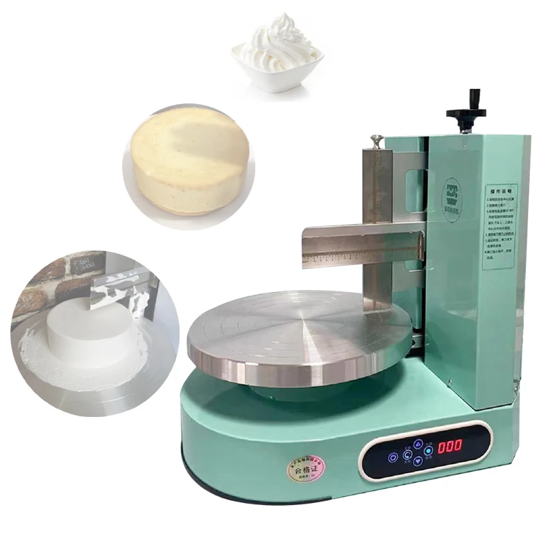 

Bakeware Smoothing Decorating Tool Automatic Adjustable Cake Scraper Automatic Round Cake Cream Coating Edge Polisher