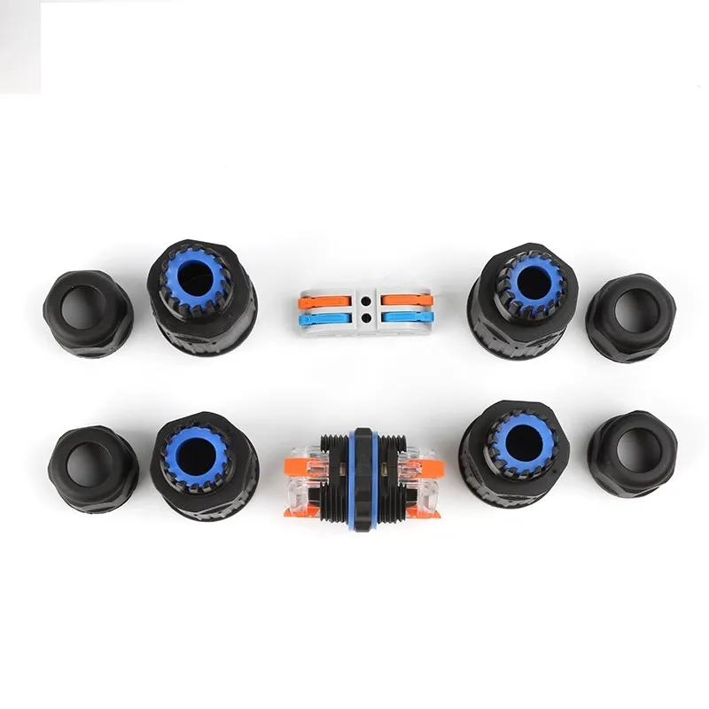 Quick Install IP68 Waterproof Electrical Connector, 2/3/4/5 Pin,Fast Wiring Cable Connection,Screw Terminal Block