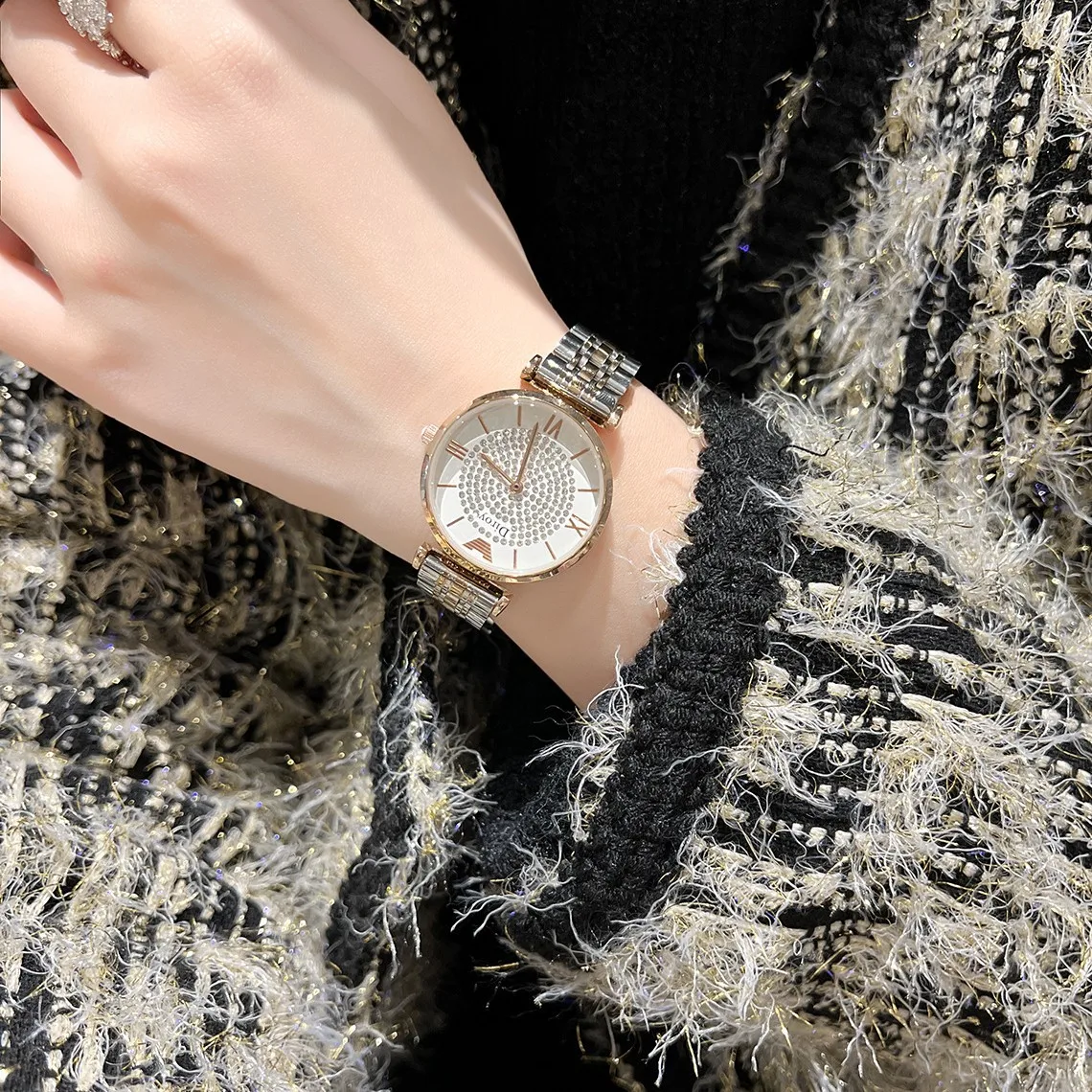لوحة ساعة الماس لساعة الفتاة