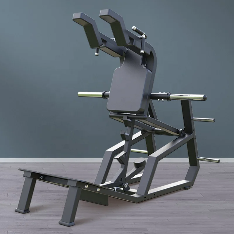 

Heavy-Duty Steel Frame Hack Squat Trainer Gym Fitness Equipment for Bodybuilding and Strength Training Leg Muscle Sculpting