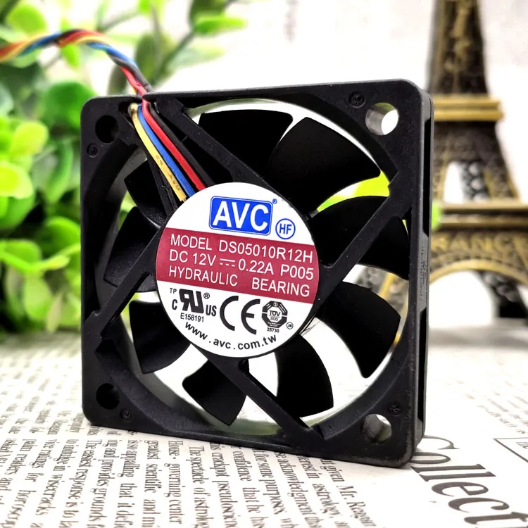 

ORIGINAL DS05010R12H 5010 12V 0.22A 5CM PWM TEMPERATURE CONTROL COOLING FAN