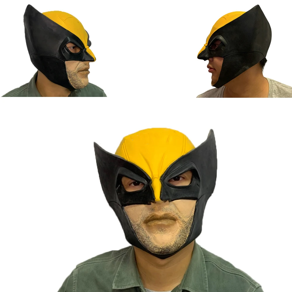 Cosplay Lustige Film Charakter Superheld Wolverine Maske James Howlett Logan Integralhelm Halloween Party Kostüm Prop Dekor
