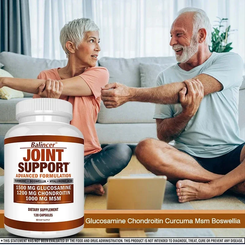 Glucosamine Chondroitin Turmeric Msm Boswellia - Joint Health Support Supplement