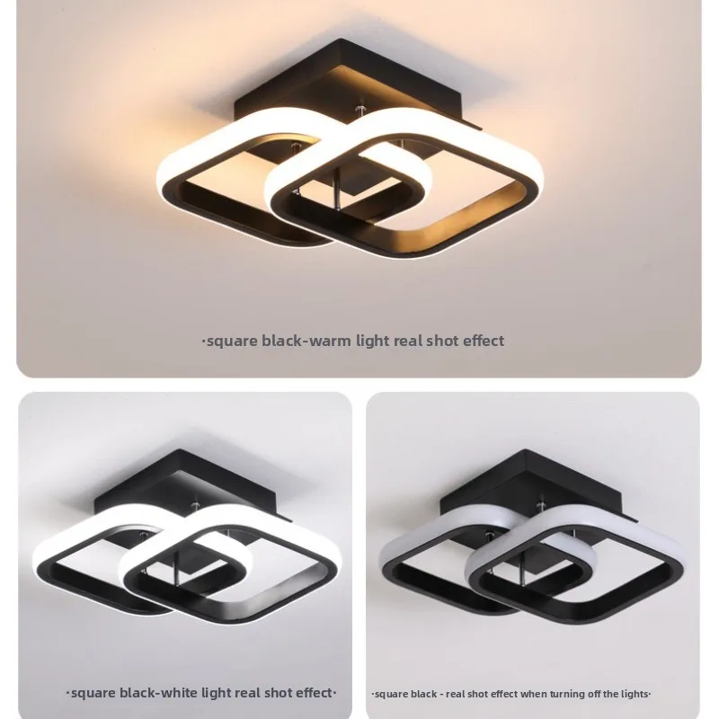 

2025 Nordic Simple Led Pendant Lights Modern Ceiling Light Living Bedroom Ring Chandelier Home Indoor Aesthetic Decor Lighting