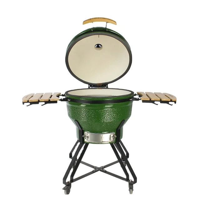 26 Inch XXL  Ceramic Grill  Green Egg-Shaped  Barbeque Grill Outdoor Charcoal Camping Grills