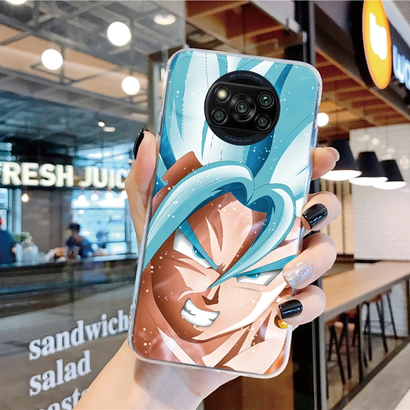 Funda de silicona suave para teléfono Xiaomi, carcasa de Super Dragons-Balls Son-Gokus para POCO X3 Bags, Poco X3 NFC X 3 Pro