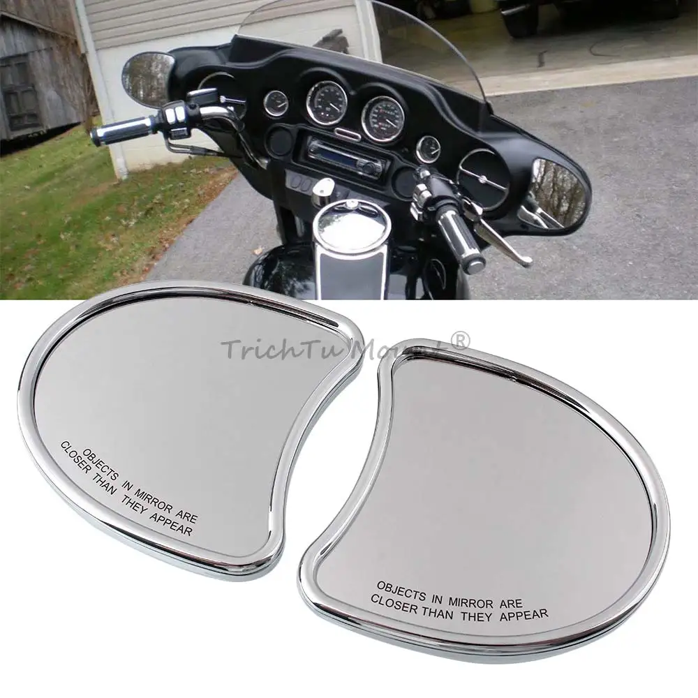 

Зеркала заднего вида с хромированным покрытием для мотоциклов Harley Street Electra Glide CVO Ultra Classic 96-2013