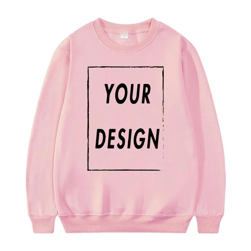 2025 Neuer Unisex Pullover ohne Kapuze mit individuellem Logo, Rundhals-Sweater, Modischer Freizeitpullover für Damen und Herren – Detail 10