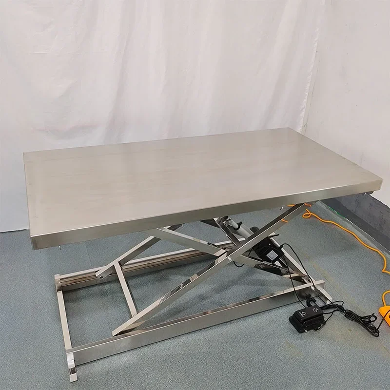 Factory Price Discount Stainless Steel Electric Veterinary Operating  Pets Pet Operating Lifting  Diagnosis Properties
