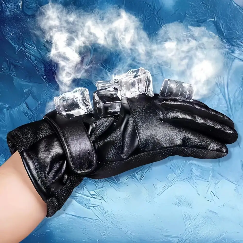 قفازات شاشة اللمس الشتاء قفازات ركوب الدراجات الرجال النساء لمس الصوف اصطف الرياح واقية الدافئة الحرارية في الهواء الطلق قفازات الحرارية