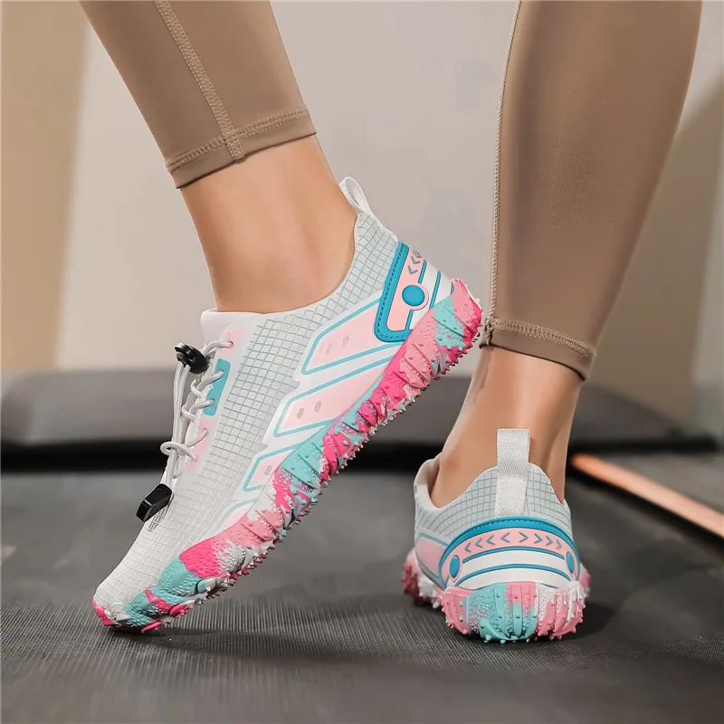 New Fashion White Swimming Shoes Man Non-slip Quick-drying Barefoot Sneakers Unisex Beach Water Shoes Big Size 46 Sneakers Men