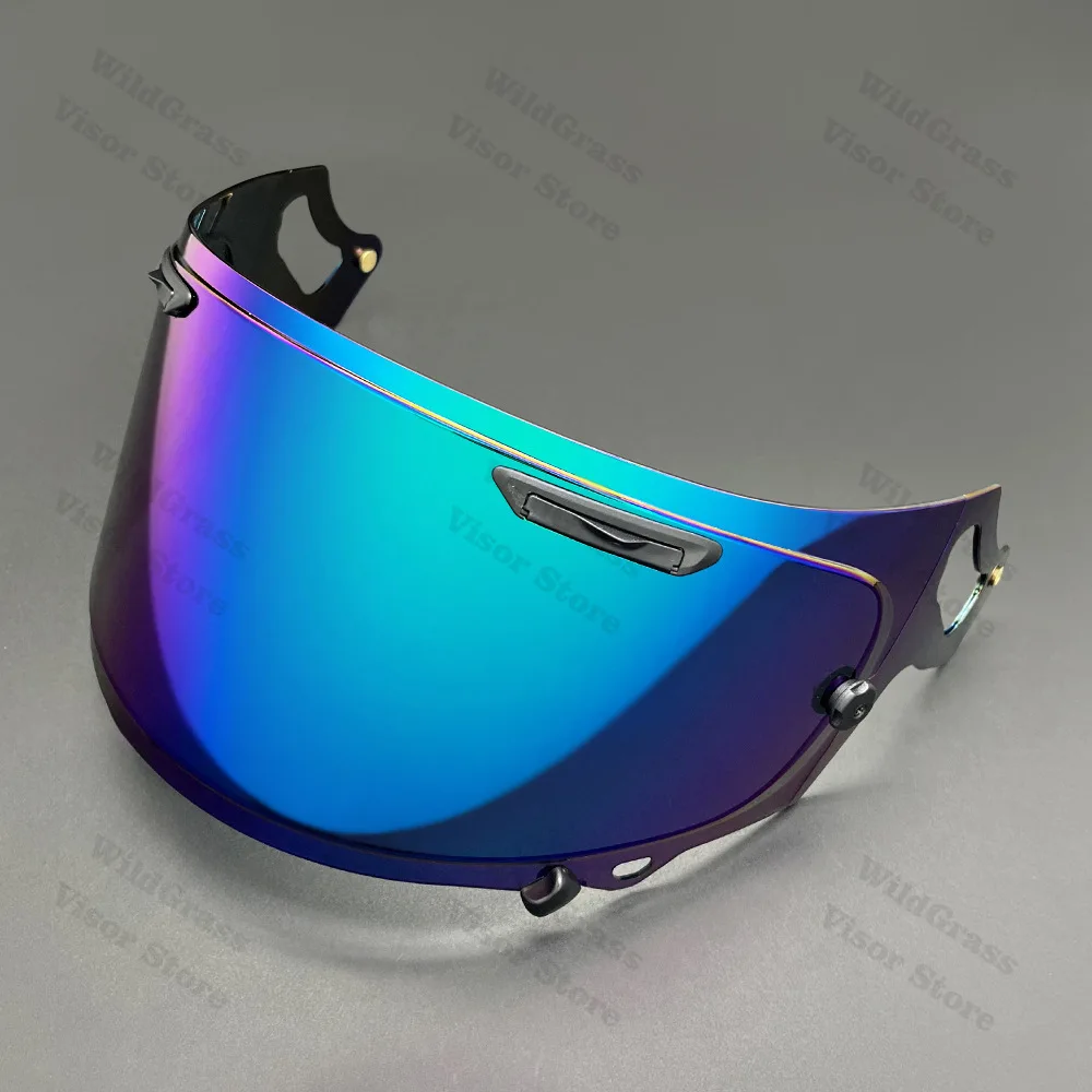 For RX7X  Decor Lens Fits RX7V NEO XD VAS-V MAX Vision Motorcycle Full Helmet, Multi Electroplated Mirror Colors Available