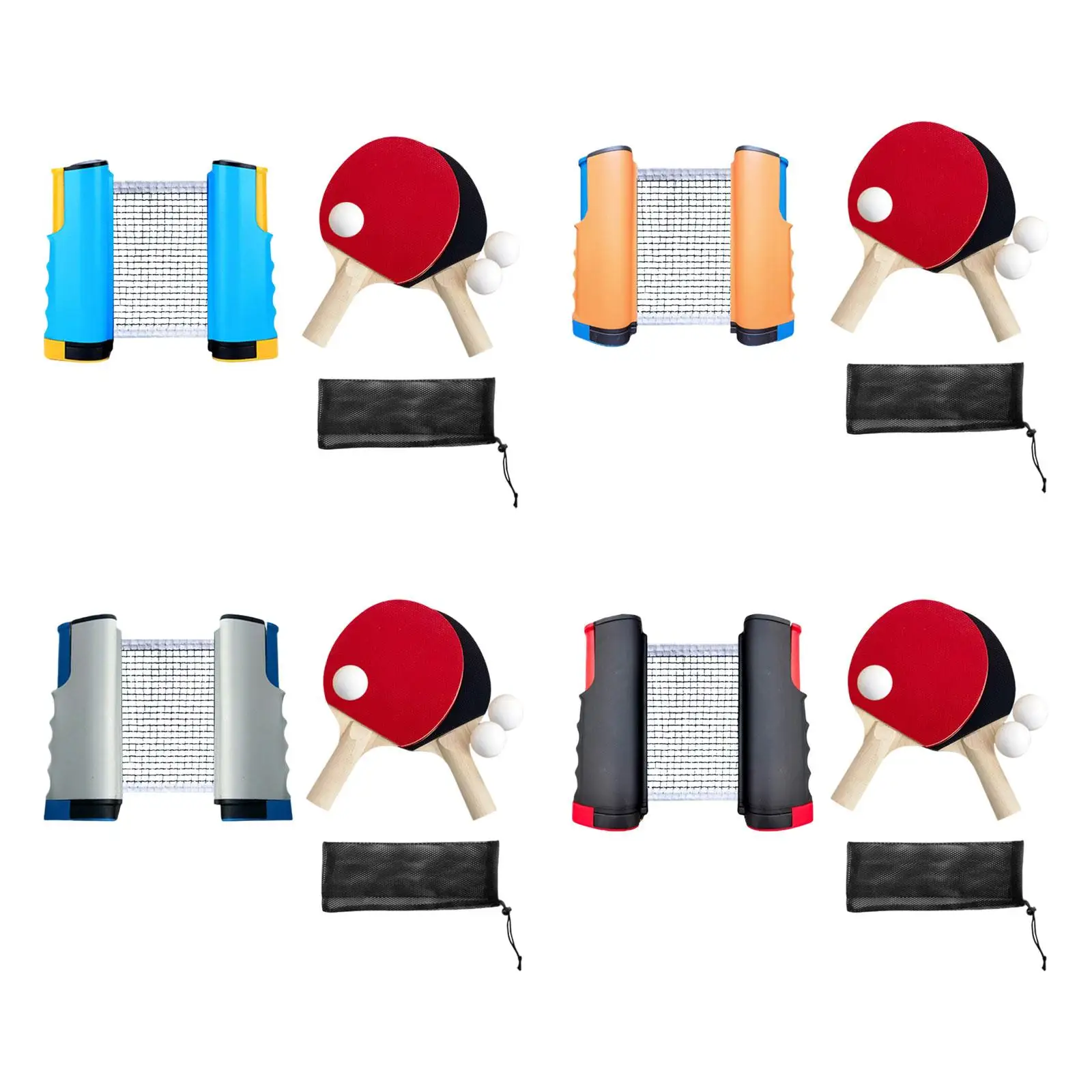 

Pong Paddles Set Table Tennis Set Exercise with Storage Bag Supplies