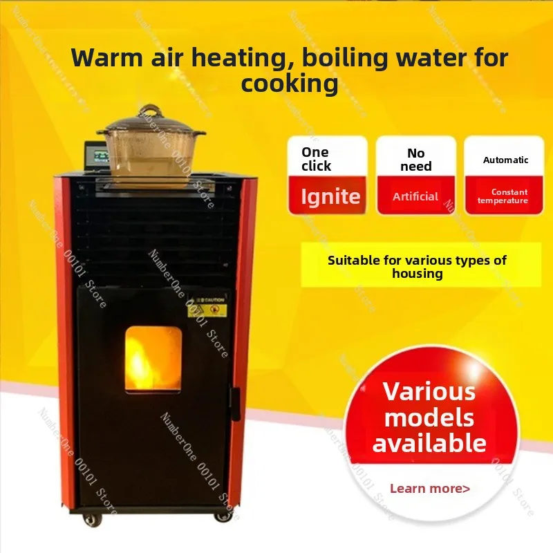 Hot Selling Good Quality Pellet Stove Modern Pellet Stoves Biomass Pellet Warm Wind Particle Furnace for Houses