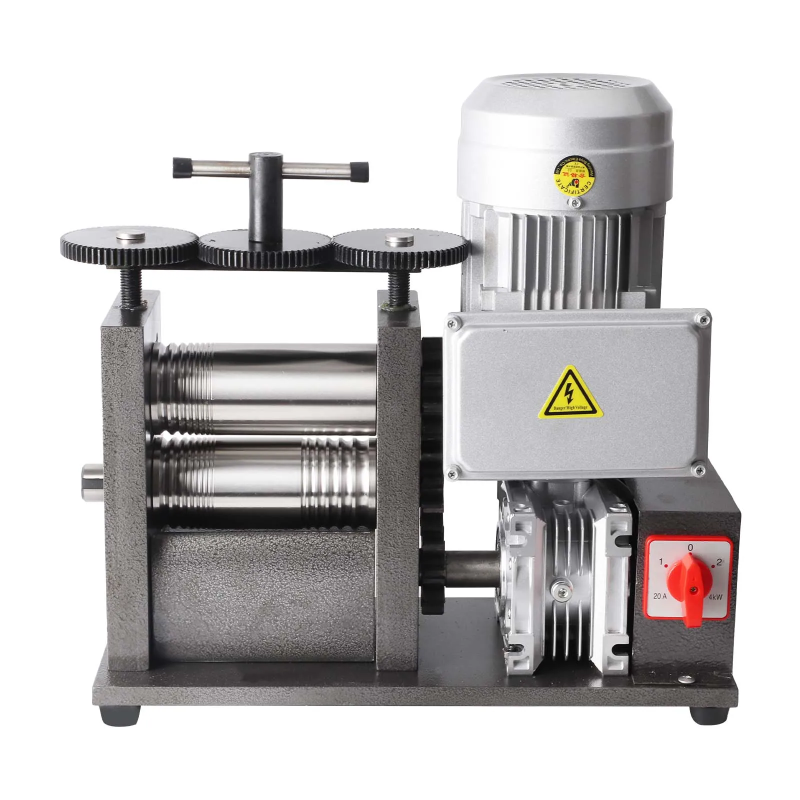 120Mm/270mm Goldsmith Plate Semicircular Pattern Silver Gold Electric Rolling Mill Bearing Electric Movement Jewelry Maker