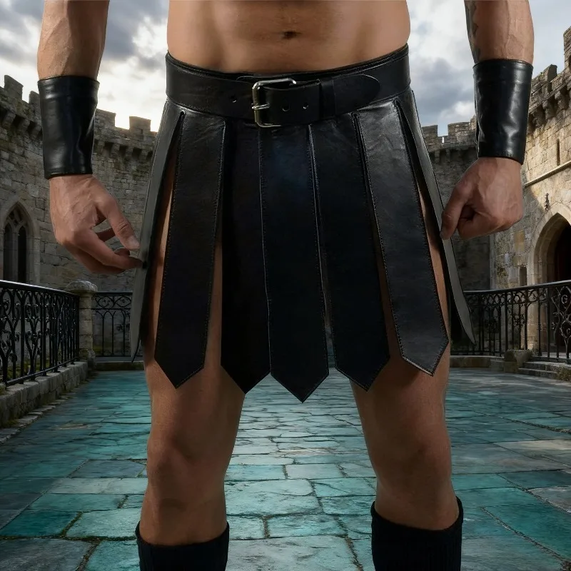 New European Medieval Roman Skirt Samurai Role-Playing COSPLAY Costume