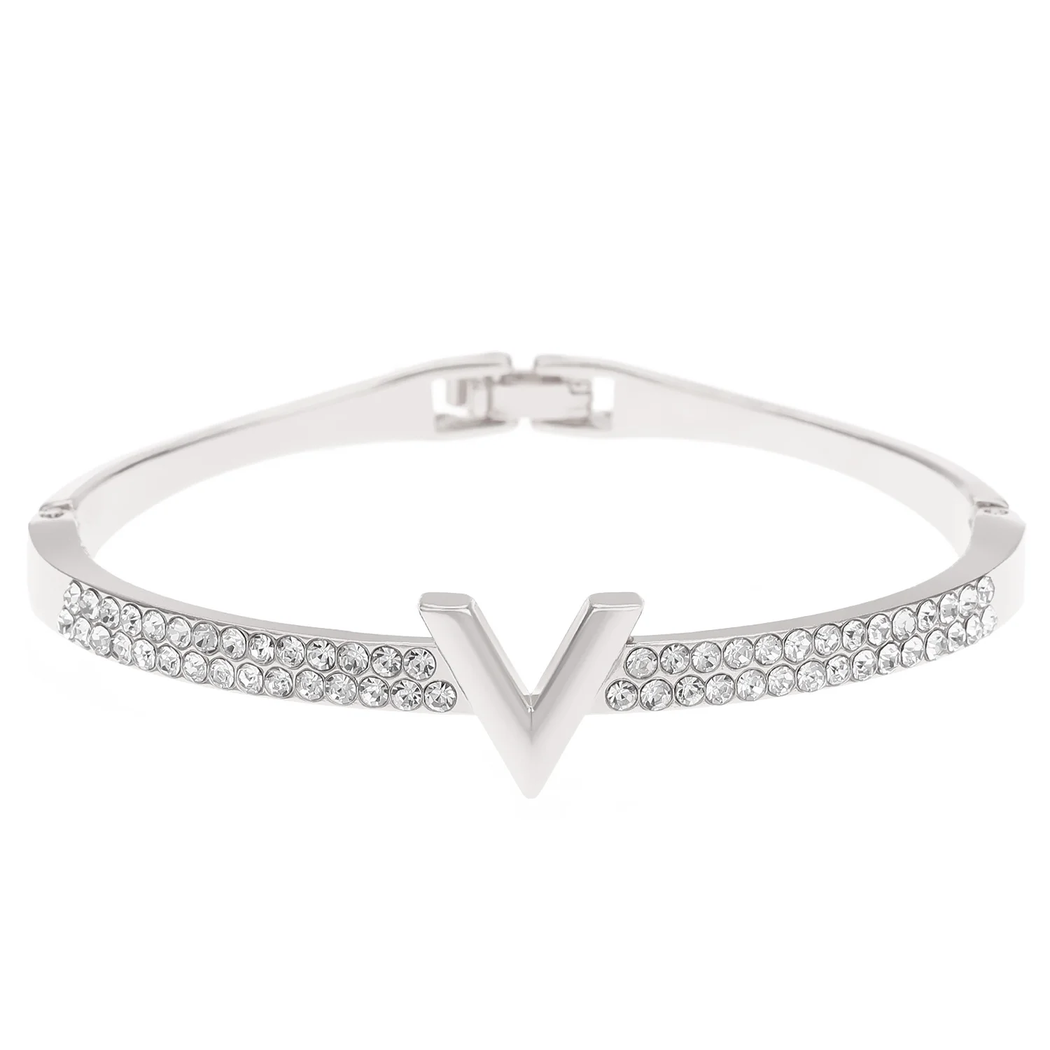 Letter Bracelet Women\'s Instagram Style Personalized Design English Letter V-shaped Bracelet Bracelet