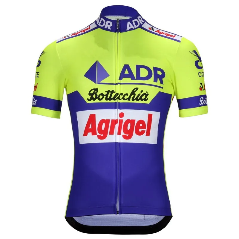 

LASER CUT ADR AGRIGEL BOTTECCHIA TEAM Retro Classic ONLY Men's Cycling Jersey Short Sleeve Bicycle Clothing Ropa Ciclismo