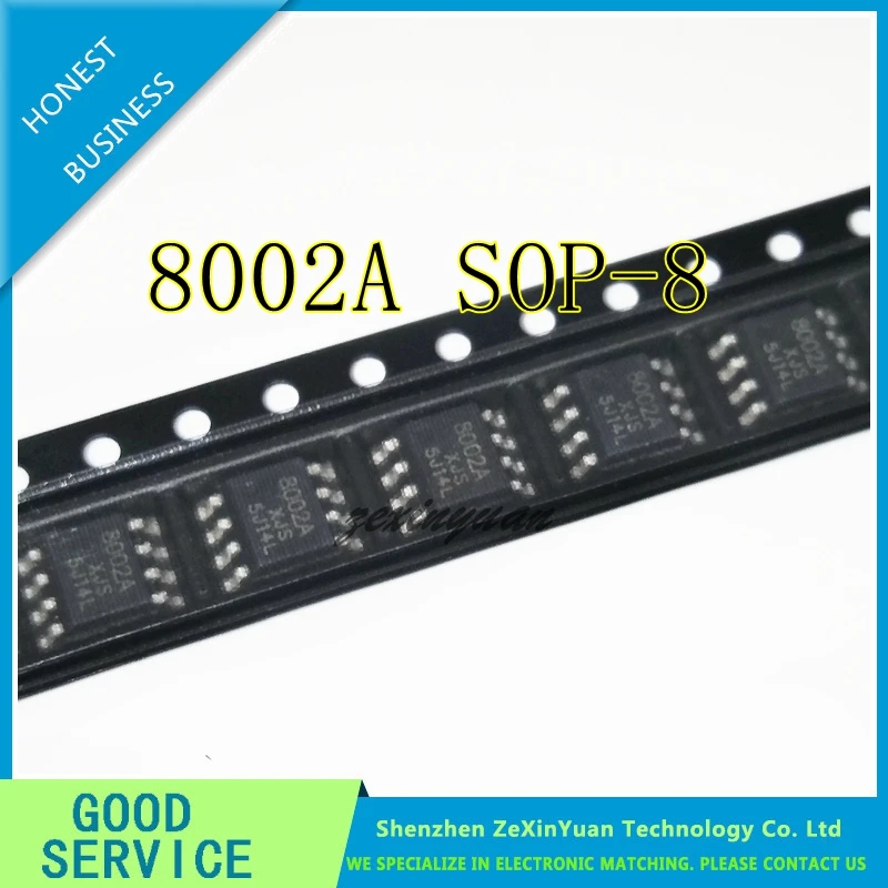 السلطة مكبر للصوت IC رقاقة ، 3 واط ، MD8002A ، MD8002 ، 8002A ، 8000 2 ، SOP-8 ، 30 قطعة