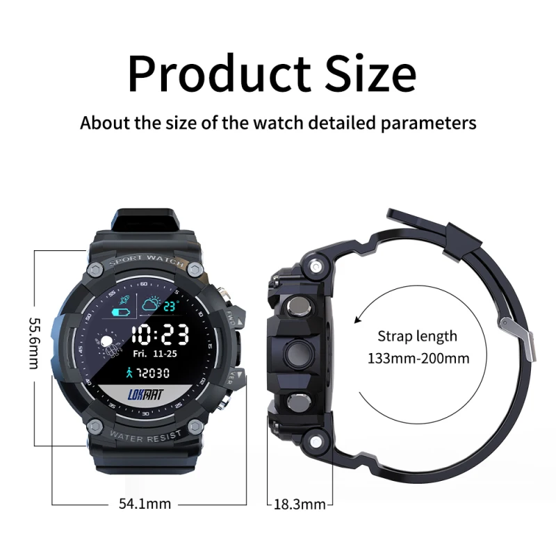 

Large Screen Smartwatch Remote Photo Sleeping Monitor Stainless Steel 1.28 Inch Office Accessories Fitness Tracker Waterproof