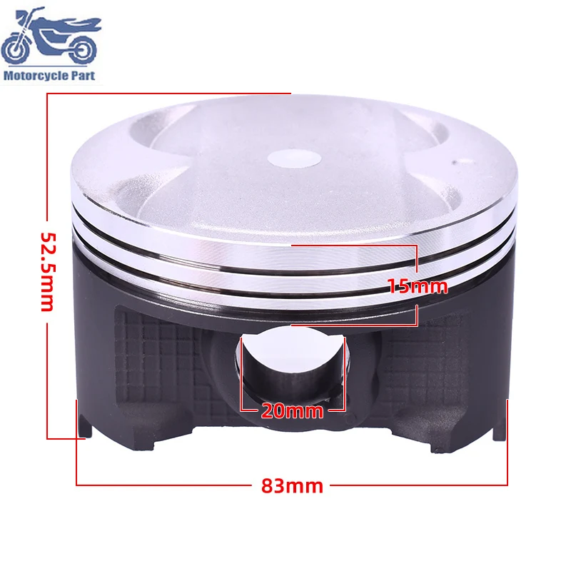 83 83.25 83.5 STD ~ + 50 حلقات مكبس الدراجة النارية لسوزوكي AN400 AN 400 400cc DL650 DL 650 SV650 SV 650 2011 2012 DR350 DR 350
