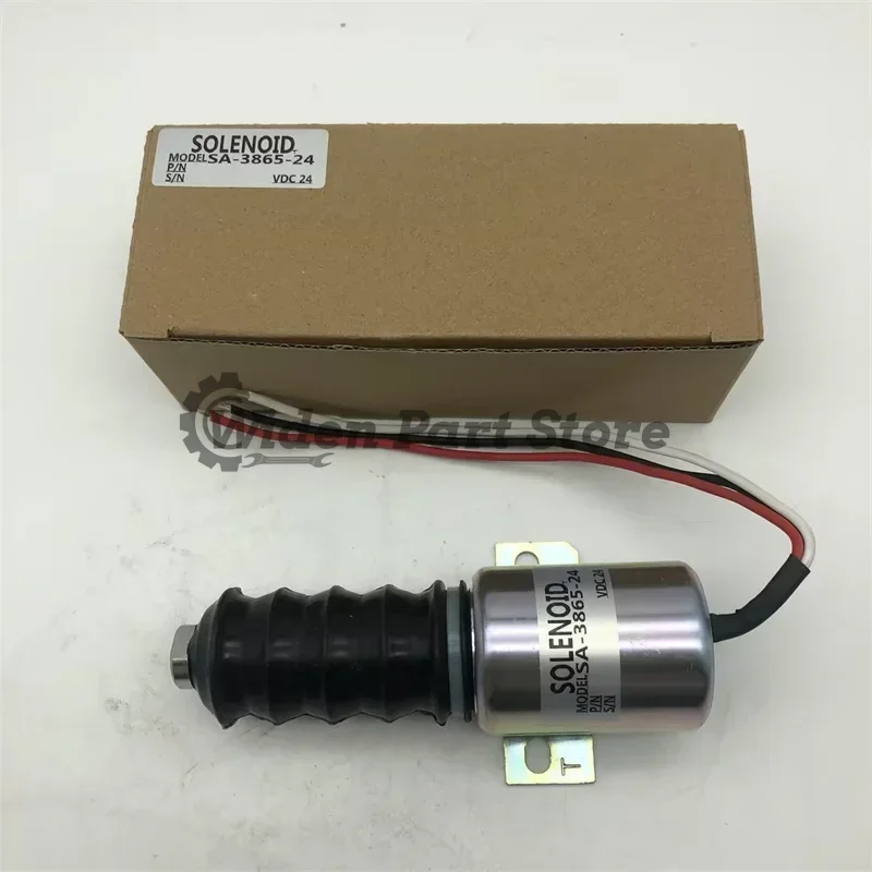 

Stop Solenoid SA-3865 5945-01-378-7172 24V for MEP802A MEP803A MEP812A MEP813A