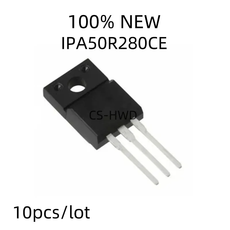 New 10PCS/Lot IPA50R280CE 5R280CE or IPP50R280CE or IPD50R280CE TO-220F 13.8A 600V N-ch MOSFET