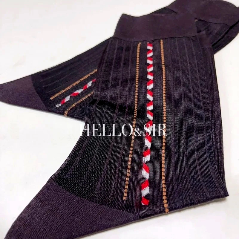 

Классические деловые носки для мужчин: новые, черные, синие, коричневые, серые, в полоску, ажурные, жаккардовые, винтажные, классические, качественные, прозрачные