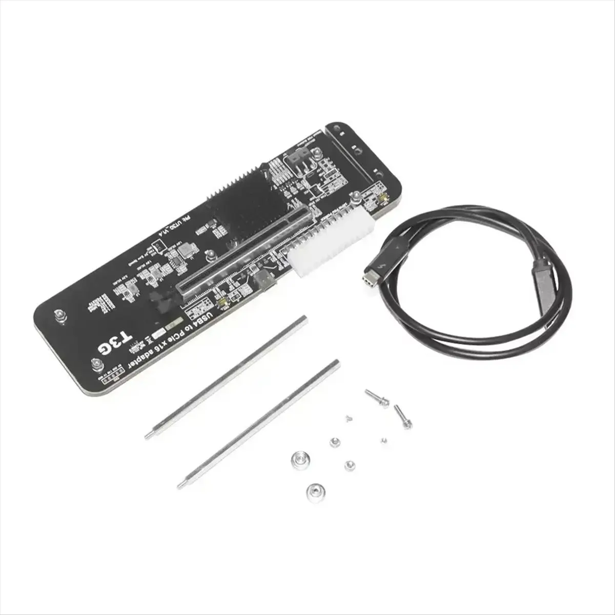 A46U UT3G External Graphics Card USB4 to PCIe 4.0 X16 EGPU Adapter for 3/4 for NUC ITX Notebook Laptop PC