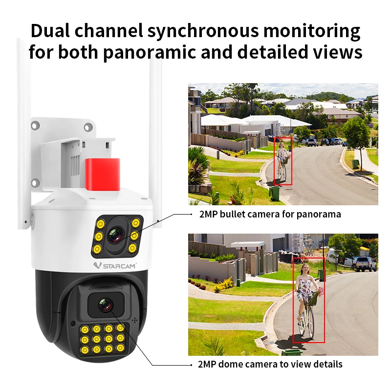 Vstarcam New WIFI Full HD Industrial Smoke And Fire Detection Camera Wifi Home Alarm Security System Camera Color Night Outdoor