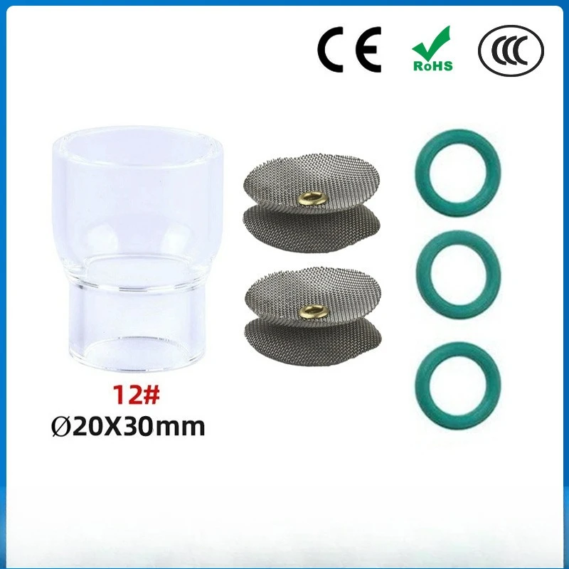 

Прозрачное керамическое сопло QQ150A для аргонодуговой сварки, 12 шт. # Термостойкие кварцевые насадки-стаканчики, 6 шт.