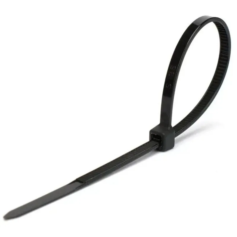 Cable Ties 400Mm X 7.6Mm, Black Nylon Zip Ties (100 Pcs) - Durable, UV Resistant, Ideal For Organizing Cables And Wires