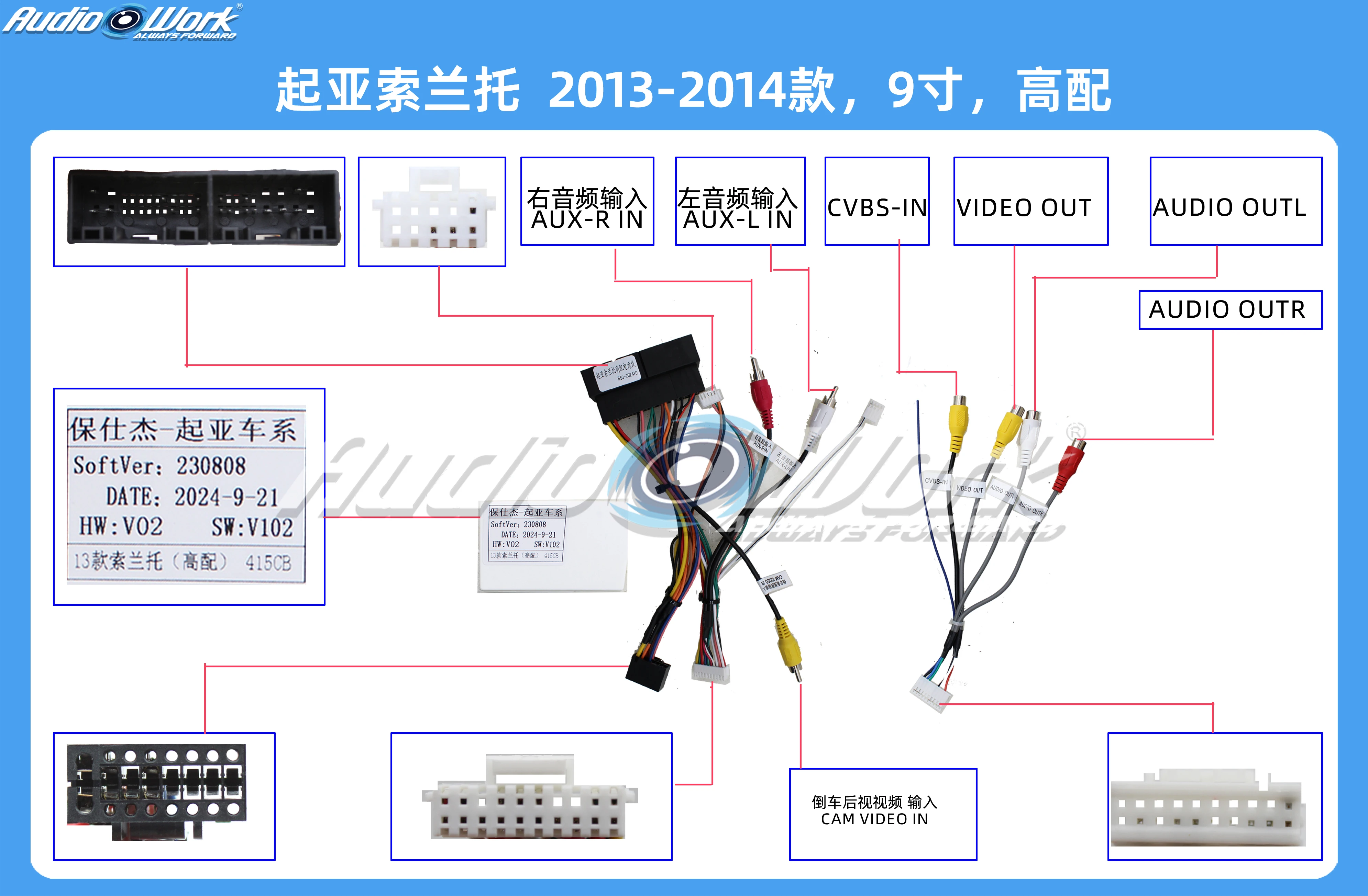 9 inci untuk 2013-2014 KIA SORENTO bingkai Radio mobil Stereo GPS MP5 Android Player 2 Din Fascias Panel penutup bingkai dasbor