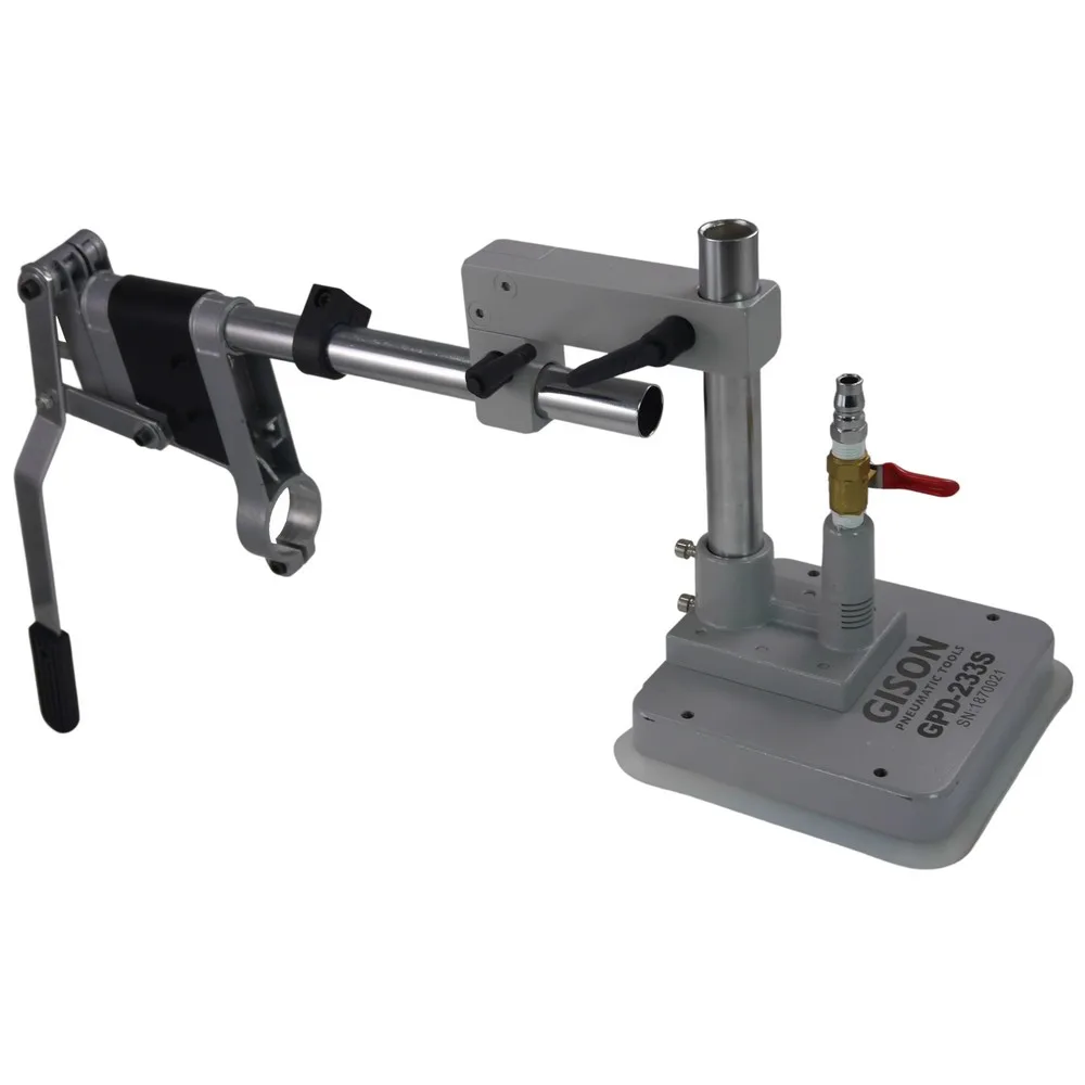 Suporte de broca vertical leve para face lateral com compressor de ar a vácuo