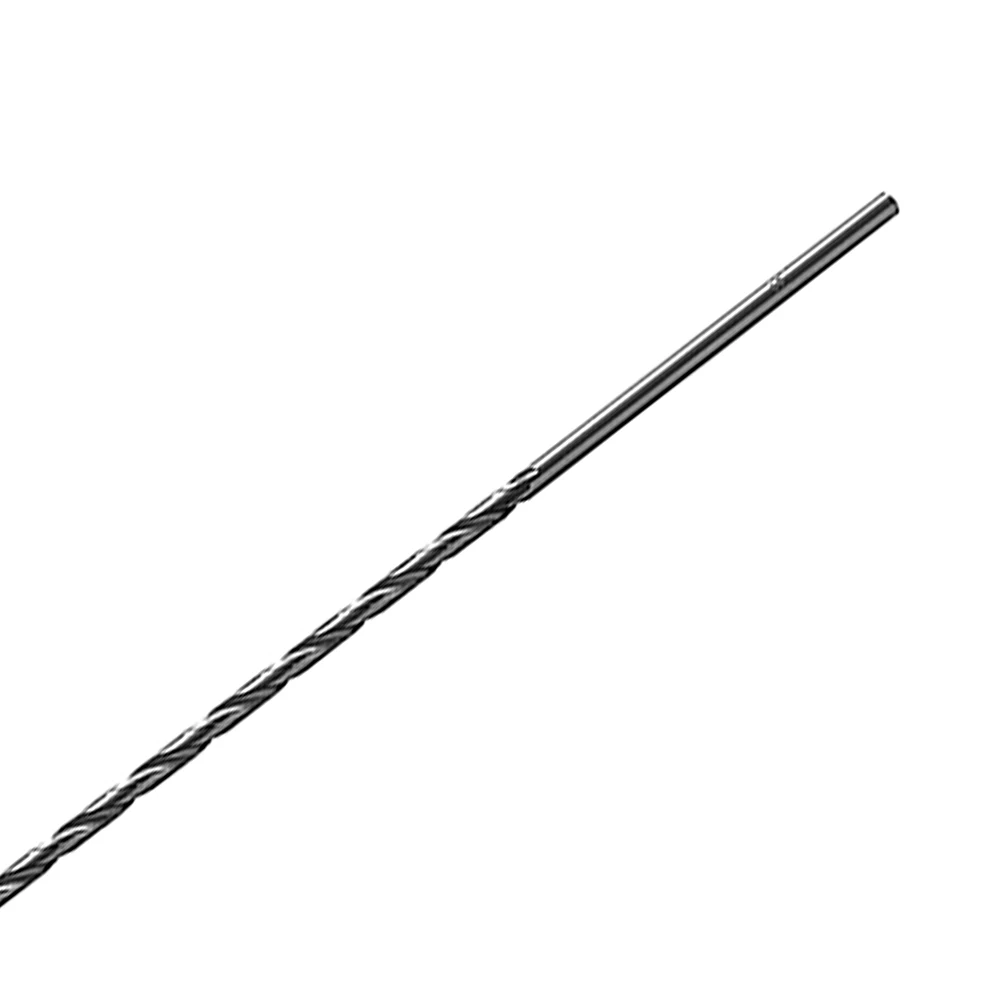 Broca trenzada de vástago recto Extra largo, 2, 6mm, 160, 300mm, brocas de perforación para carpintería, broca de acero de alta velocidad