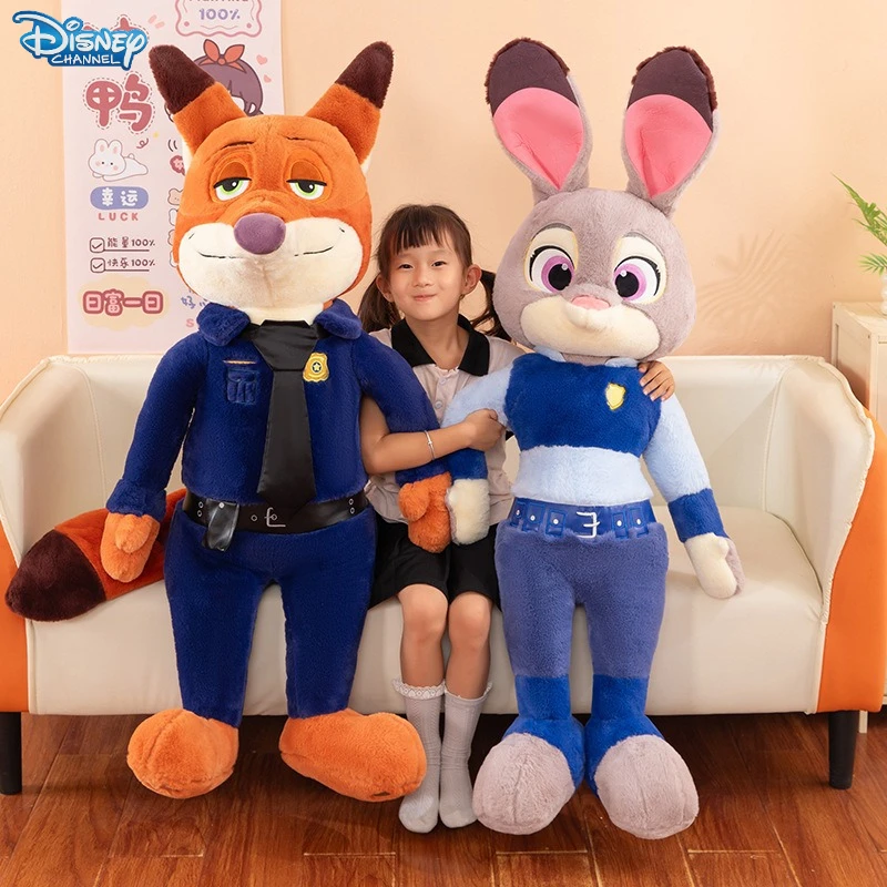 

50-100 см большой размер Zootopia Николас плюшевые игрушки Дисней Джуди плюшевый мультфильм аниме Peluche Kawaii удобная мягкая кукла подарок для мальчика