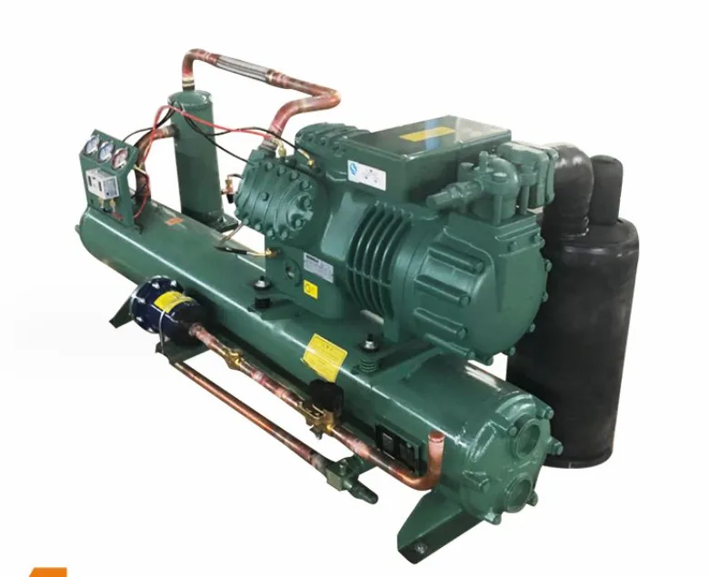 Bitzer cold storage refrigeration water cooling unit compressor low temperature integrated semi-closed air cooling unit