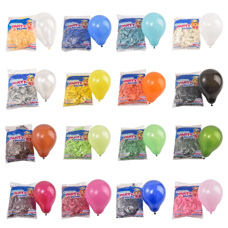 PARTY Way 5inch Matt Round Latex Balloon Wedding Birthday Party Background Layout Anniversary Decoration Small Balloon 50/100pcs